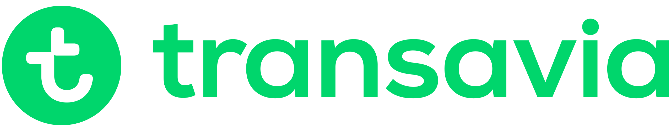 Logo couleur Transavia