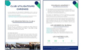 Plaquette Club U Chronos 2025